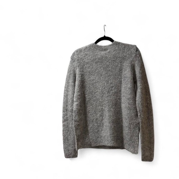 Magaschoni Women’s Heather Gray Crewneck Sweater - Picture 2 of 5